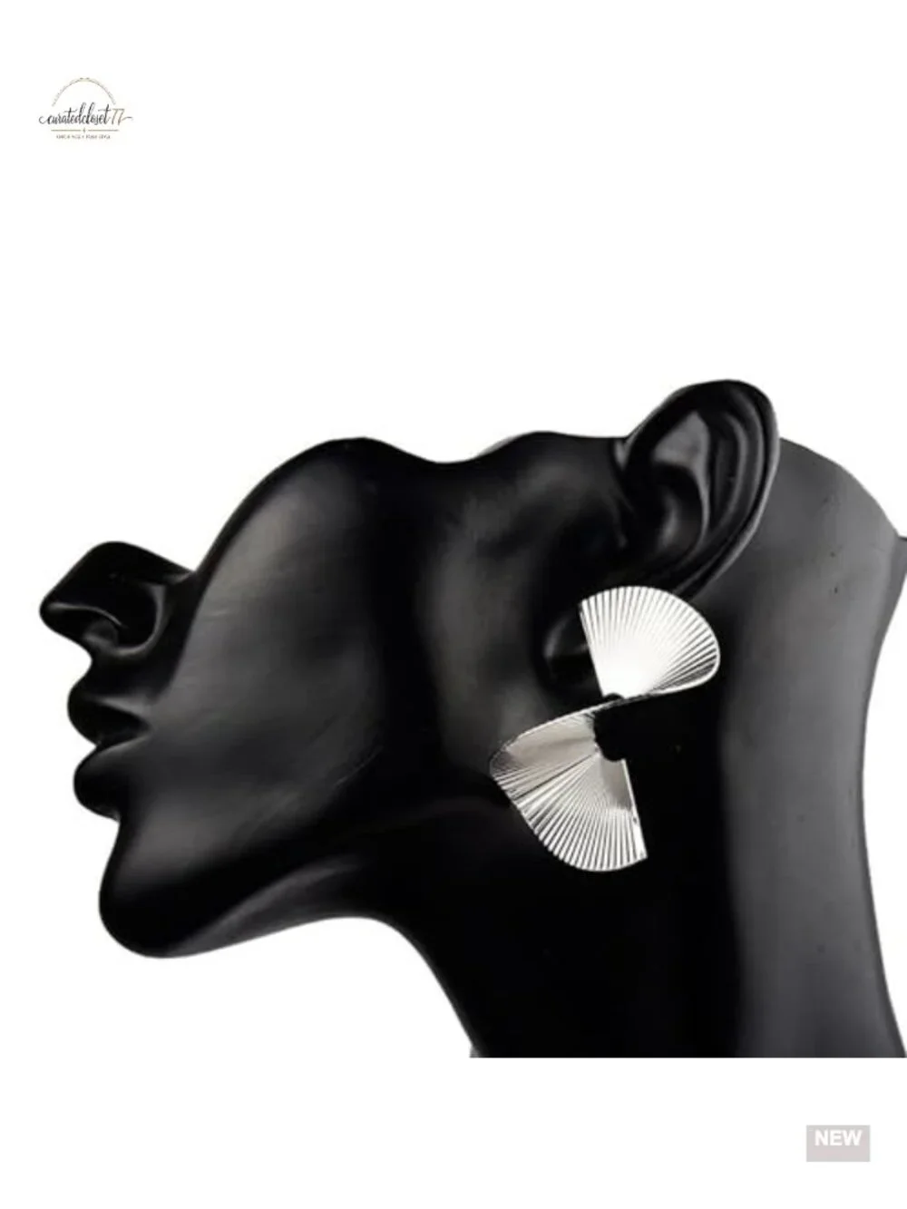 Geometric Drop & Dangle Earrings Statement Punk Stylish Sectored Twisted